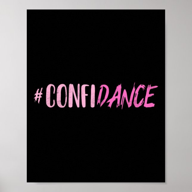 Affiche Confiance - Danse - Pour Les Danseurs - Danser Mot (Devant)