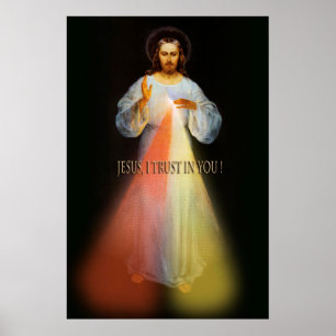 Affiche Confiance divine de Jésus I de pitié dans vous !