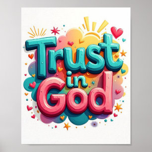 Affiche Confiance en Dieu