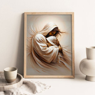 Affiche Confiance en Lui, Art Chrétien, Jésus-Christ et Fi