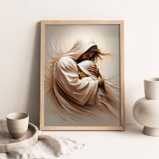 Affiche Confiance en Lui, Art Chrétien, Jésus-Christ et Fi