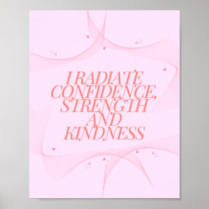 Affiche Confiance, gentillesse, Spiritualité, Inspiration