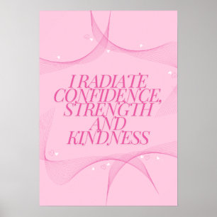 Affiche Confiance, Gentillesse, Spirituel, Inspirant