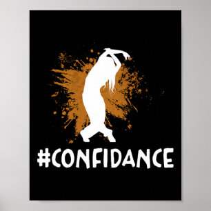 Affiche Confiance Pour La Chorégraphie Danseuse