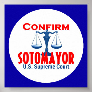 Affiche Confirmer l'affiche Sotomayor