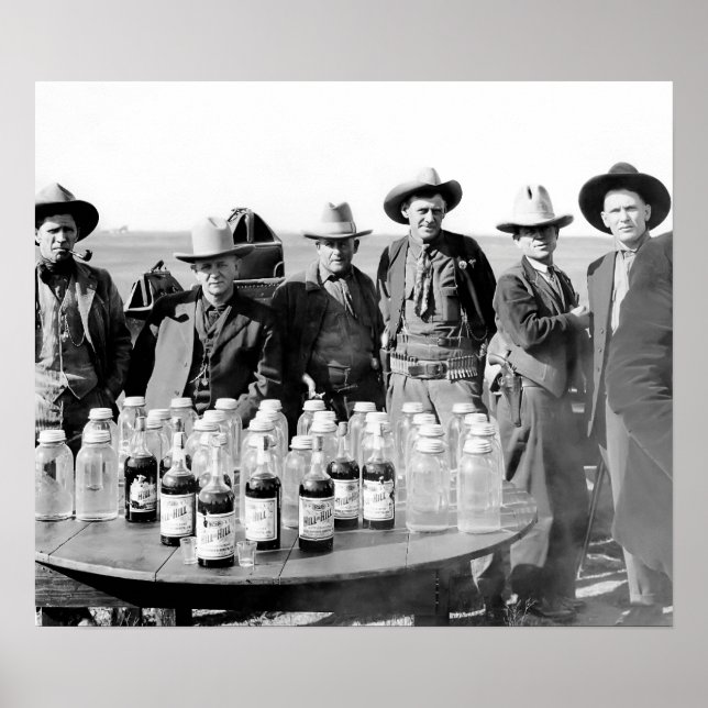 Affiche CONFISCATION À L'INTERDICTION - TEXAS c. 1928 (Devant)