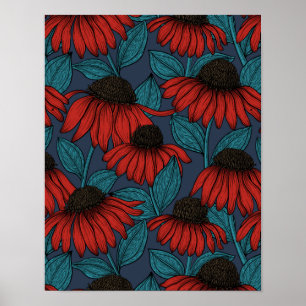 Affiche Confleurs rouges