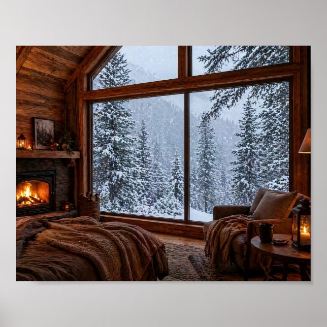 Affiche Confort de la Cabane d'Hiver (Devant)