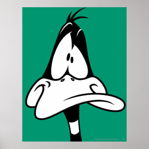 Affiche Confused DAFFY DUCK™ Face