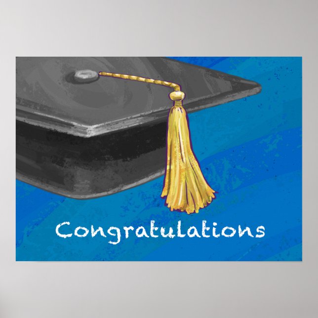 Affiche Congratulation Black and Blue (Devant)