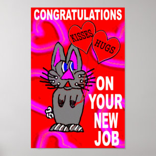 Affiche Congratulations On Your New Job
