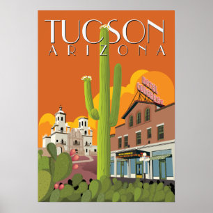 Affiche Congrès d'hôtel de 28 x 20 pouces - Tucson, Ariz