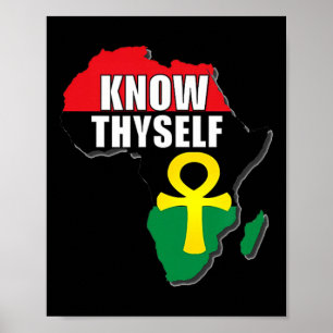 Affiche Connais-Toi Même Mois de l'Histoire des Noirs Afri