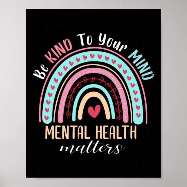 Affiche Connaissance Des Problèmes De Santé Mentale (Devant)
