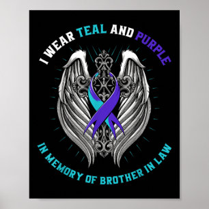 Affiche Connaissance turquoise Et Violente Du Suicide Frèr