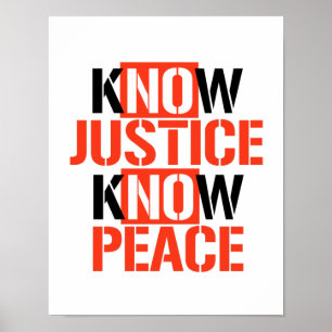 AFFICHE CONNAISSEZ LA JUSTICE CONNAISSEZ LA PAIX