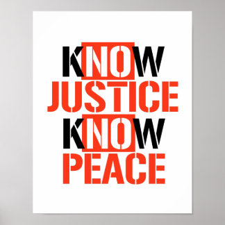 AFFICHE CONNAISSEZ LA JUSTICE CONNAISSEZ LA PAIX
