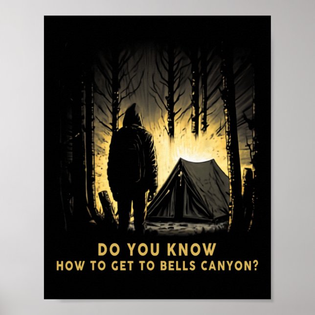 Affiche Connaissez-vous le chemin pour aller à Bells-canyo (Devant)