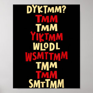 Affiche Connaissez-Vous l'Homme aux Muffins Dyktmm Nostalg