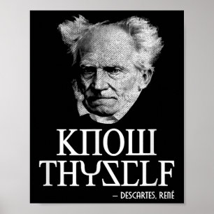 Affiche Connaissez-Vous Socrates Descartes Schopenhauer Ph