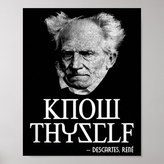 Affiche Connaissez-Vous Socrates Descartes Schopenhauer Ph (Devant)