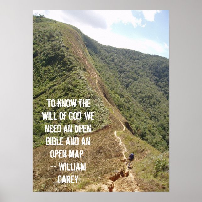 Affiche "Connaître la volonté de Dieu...affiche (Devant)