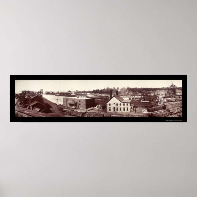 Affiche Conneaut, OH Photo 1901 (Devant)