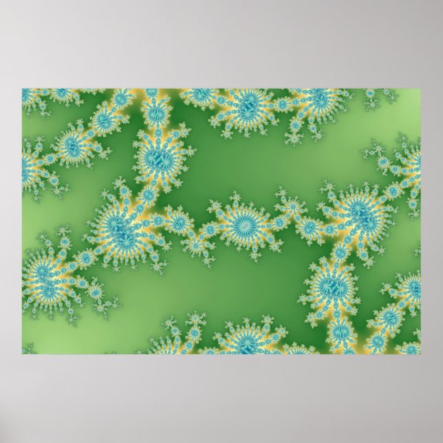 Affiche Connecté - Fractal (Devant)