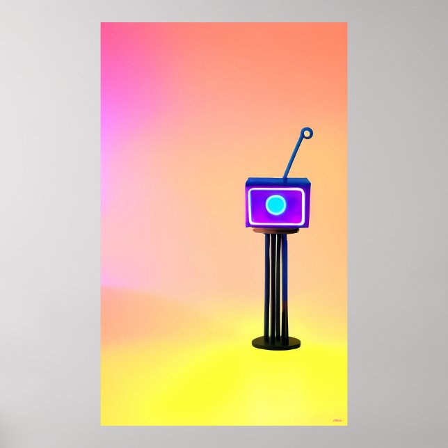 Affiche Connecté pour regarder que vous me regardez (Devant)