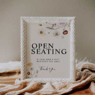 Affiche Connexion du Mariage Fleur sauvage du Boho Open Se