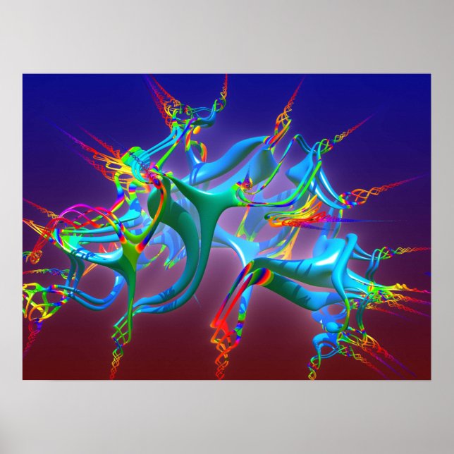 Affiche Connexion neurones (Devant)