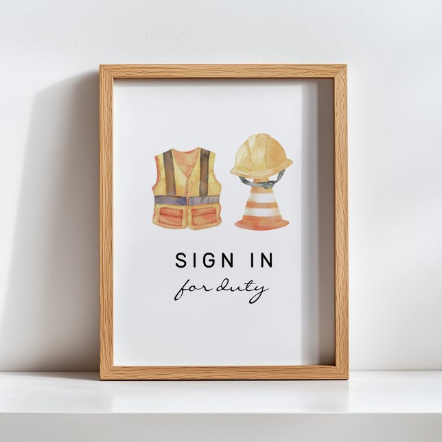 Affiche Connexion pour construction en service Anniversair (Créateur téléchargé)