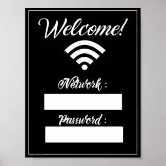 Affiche Connexion WiFi