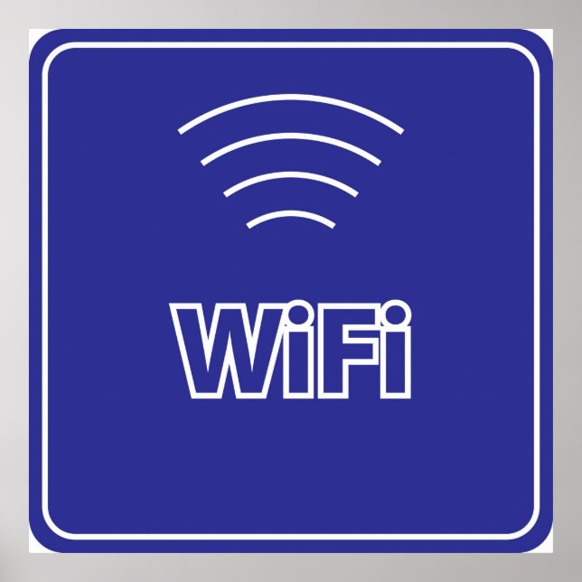Affiche Connexion WiFi (Devant)