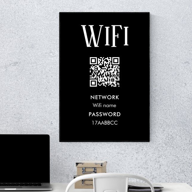 Affiche Connexion Wifi | Analyser Pour Connecter Le Mot De (Créateur téléchargé)
