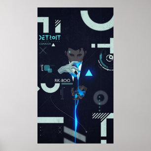 Affiche Connor Cover - Detroit Devenir humain