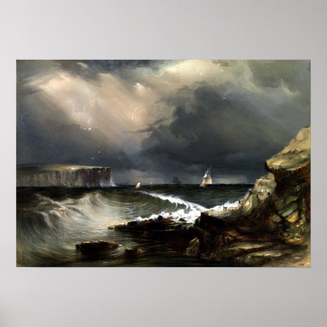 Affiche Conrad Martens Vue des têtes, Port Jackson (Devant)