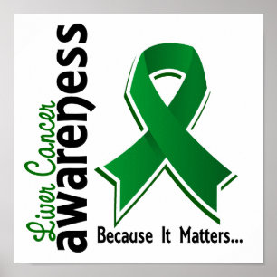 Affiche Conscience 5 de Cancer de foie