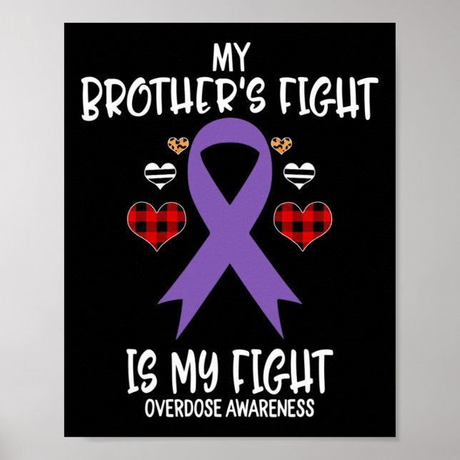 Affiche Conscience de l'overdose Le combat de mon frère es (Devant)