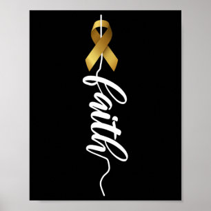 Affiche Conscience du cancer chez l'enfant Sensibilisation