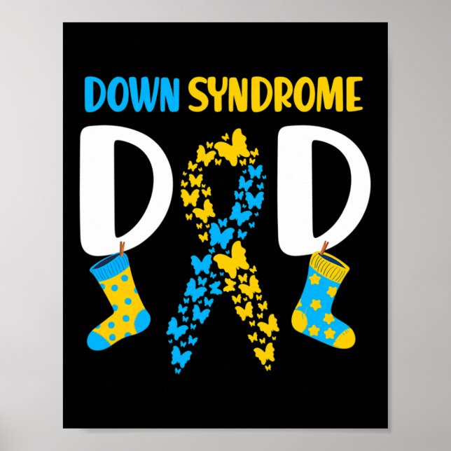 Affiche Conscience du syndrome de Down T21 Syndrome de pap (Devant)