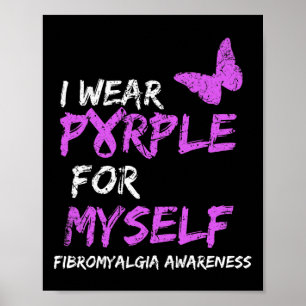 Affiche Conscience Je Porte Le Violet Pour Moi-Même 1