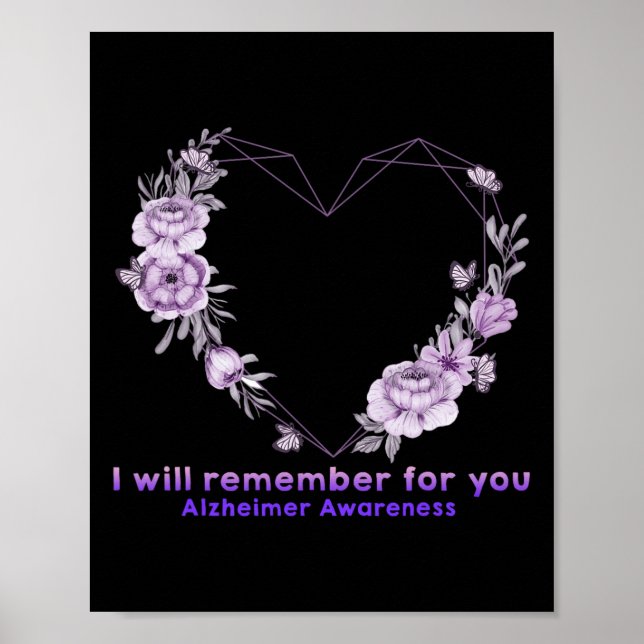 Affiche Conscience que je me souviendrai pour vous Flower  (Devant)