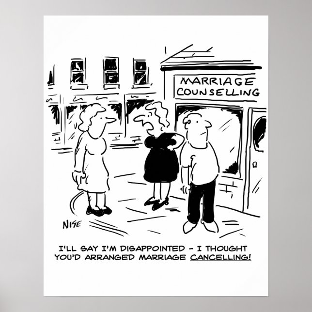 Affiche Conseil conjugal, pas annulation (Devant)