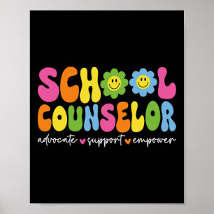 Affiche Conseiller d'école drôle retour à l'école counseli