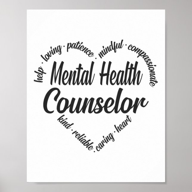 Affiche Conseiller en santé Langue du coeur Cloud 1 (Devant)