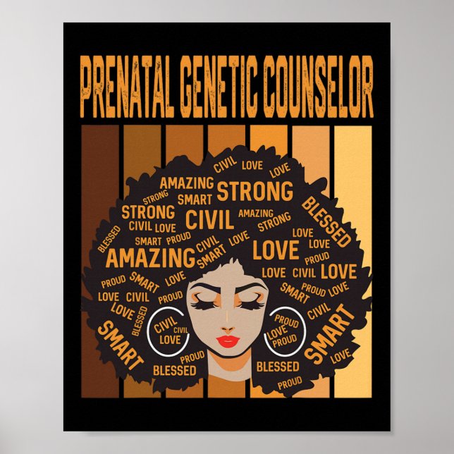 Affiche Conseiller génétique prénatal Mois de l'histoire d (Devant)