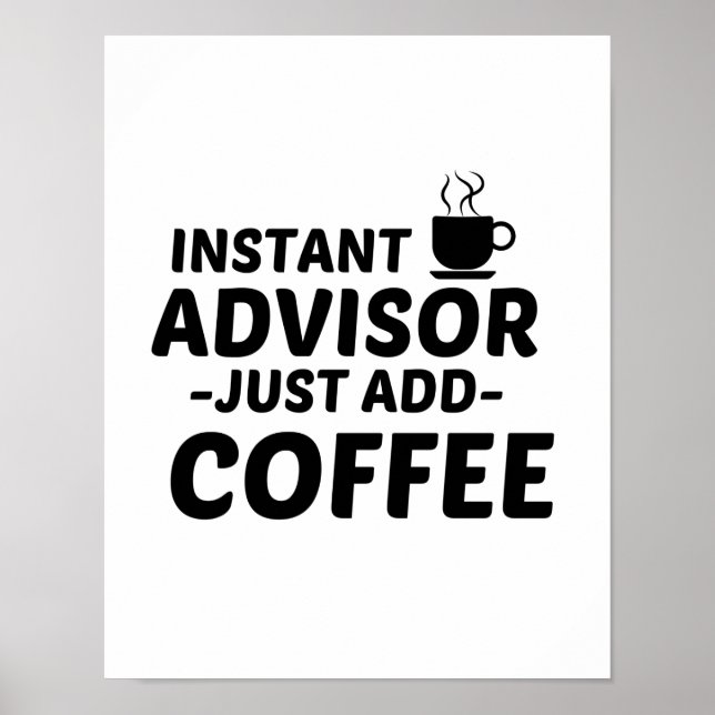 AFFICHE CONSEILLER INSTANT AJOUTER DU CAFÉ (Devant)