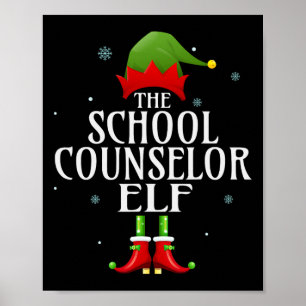Affiche Conseiller scolaire Elf Xmas Groupe Famille Corres
