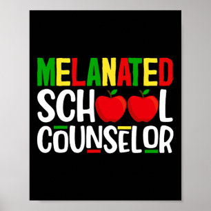 Affiche Conseiller scolaire Melané Africain Noir Histoire